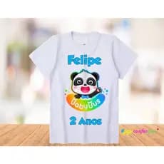 camiseta infantil baby bus personalizada com nome