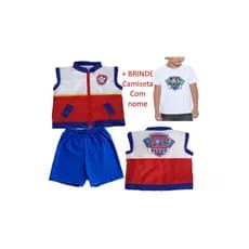 fantasia patrulha canina conjunto personalizado