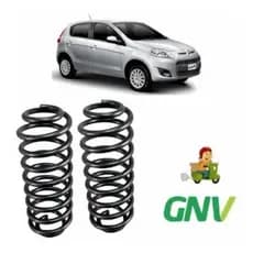 2 Molas Traseira Gnv Palio Atractive Essence 2012 2013 2014