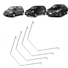 4 Mola Trava Pinça Freio Diant Nissan Versa Tiida Livina