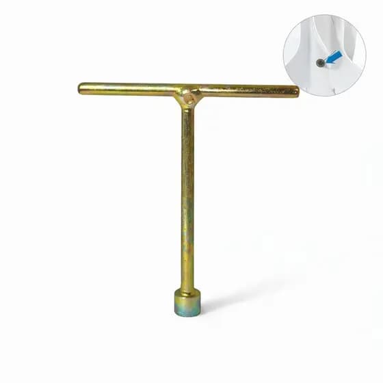 Chave T 5/16 8mm Agitador Brastemp Consul 8 Dourado