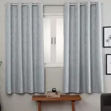 Cortina Jacquard Decorativa Estampada – Sala ou Quarto