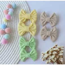 Kit 6 Laços Baby 6cm | Cores Variadas | Xuxinha ou Bico de Pato Pronta Entrega