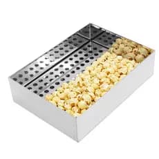 Separador de Pipocas 35x25x09cm Aço Inox Gourmet Doces