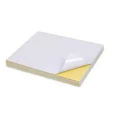 A4 Papel Adesivo Branco Fosco de Etiqueta Pacote com 100 Folhas