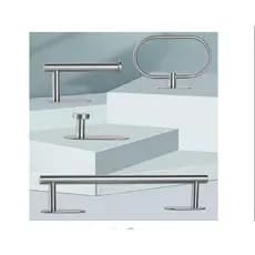 Kit Banheiro Luxo 4 Peças em Aço Inox – Instalação Fácil e Sem Furos