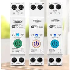 Medidor Digital Chance Tob9s-vap Monofásico Disjuntor Inteligente Wifi 1-63a
