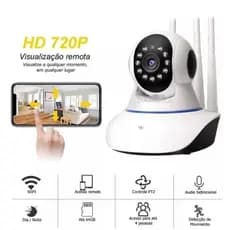 Câmera Segurança Wi-Fi Segurança 360º 720p Sistema Yoosee