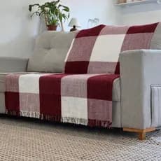 Manta para Sofá Grande de Algodão 120x210 cm | Luxo, Conforto e Estilo | Promoção Direto da Fábrica
