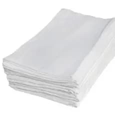 Promoção Pano de Chão 5 Unidades | Pano de Chão Branco Grande 43x68cm