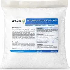 ￼Percarbonato de Sódio 100% Puro Limpeza Em Geral Tira Manchas Roupas Brancas1kg /2kg