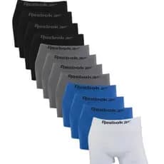 Kit 12 Cuecas Boxer Reebok Masculinas Microfibra Adulto - Sortidas