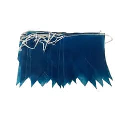 KIT COM 100 METROS DE BANDERINHAS JUNINA NA COR AZUL PARA FESTA JUNINA