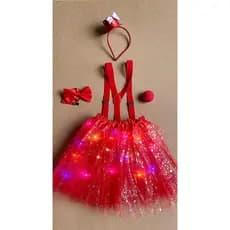Fantasia Adulto  Palhacinha com saia de led Festas Fantasia Carnaval