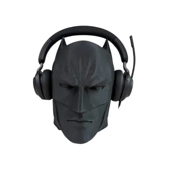 Suporte Headphone Preto Busto Batman