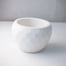 kit mini vaso decorativo de gesso texturizado para suculentas, cactos , plantas e velas