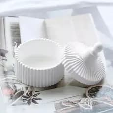 Kit Porta Joias Decorativo Artesanato Multiuso em gesso