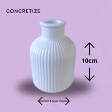 kit com 15 vaso de gesso centro de mesa/ vaso de gesso 3d decorativo