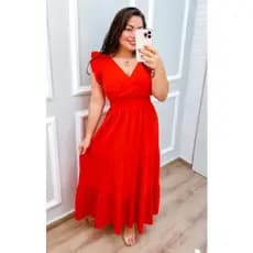 vestido babado camadas 3 marias moda evangélica moda feminina moda gestante