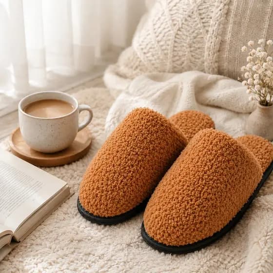 Pantufa Peluciada Teddy Comfort diversas cores - Chinelo De Inverno - pantufa feminina masculina