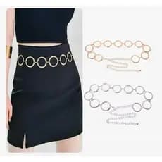 Cinto De Corpo Instagram Moda Blogueira Body Anel Redondo corrente corporal Body Chain Blogueira