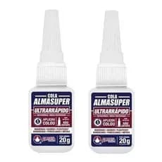 kit c/2 Super Cola Almasuper Ultra-rapida 20g