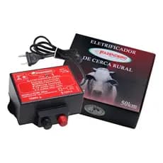 Fazendeiro Eletrificador Cerca Elétrica Rural 50km Bivolt 0.6J 8000V