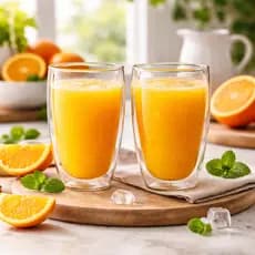 Kit 2 Copos Vidro Borossilicato Parede Dupla 470 ml para Suco Café Espresso Cappuccino Chá Bebidas Copo Térmico Duplo M