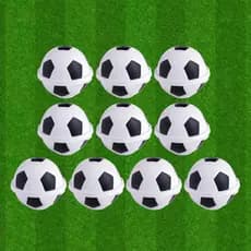 Kit 10 Lembrancinhas Bola de Futebol Copa Aniversário Time Festa Plasútil