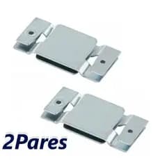 Encaixe Cabeceira Sofá Tv Painel Zincado - Kit 2 Pares