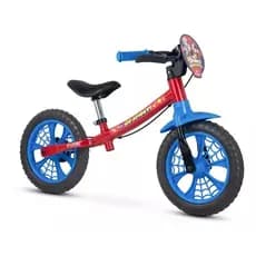 Bicicleta Balance Bike Equilíbrio Sem Pedal Spider Man