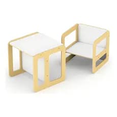 Conjunto Mesa e Cadeira Cubo Montessoriana 923 Junges