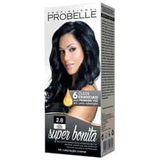 Coloração Super Bonita 2.8 Preto Azulado Pérola 50g Probelle probelle