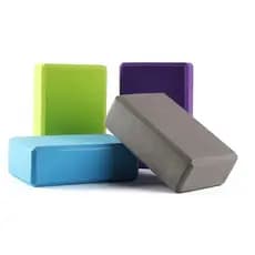 Tijolo Bloco De Yóga Pilates Em Eva 1 Unidade 21cmx11cmx8cm