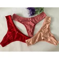 Kit Calcinhas Fio Duplo Super Confortável P M G GG e Variados Pode Escolher a Cor