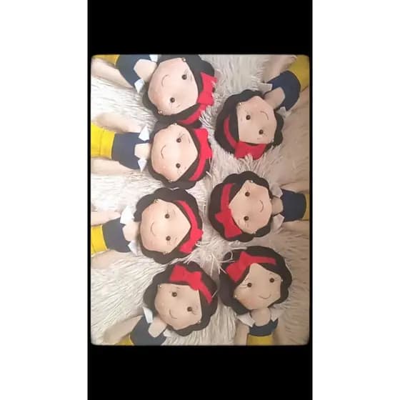 Mini Princesas em feltro (10 peças)