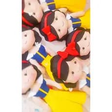 Boneca Branca de Neve em Feltro | Decoração Festa Infantil Princesa