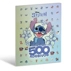 Livro De Colorir Stitch Com 500 Adesivos Angel  Disney Culturama Presente Natal Material Escolar
