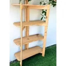 Prateleira dobrável, para férias, loja, vendedor de rua, decoração, pinus 150 cm