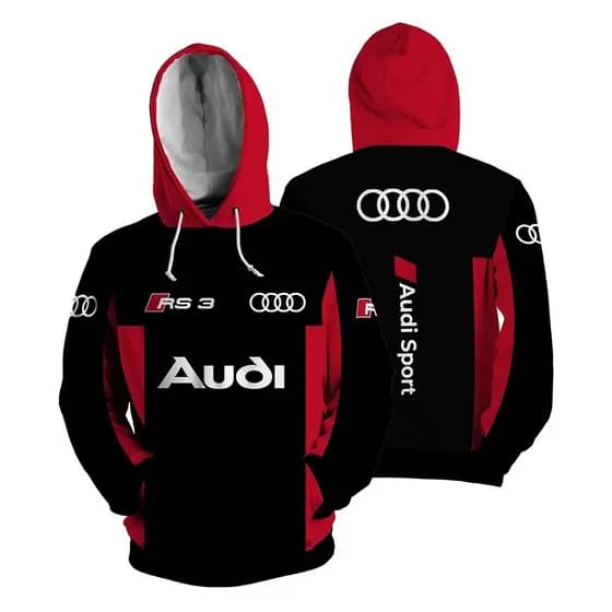Blusa De Moletom Casaco 100% Poliéster Audi RS 3 Automobilística Sport Full Sublimado Formula 1 San Prime
