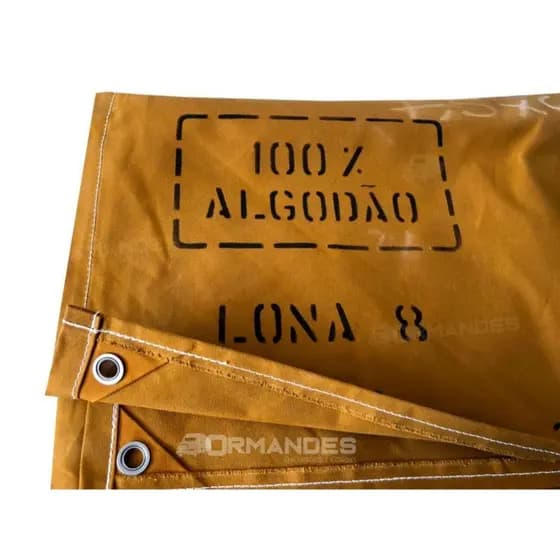 LONA ENCERADO P/ CAMINHÃO - MED.8x4 - 100% ALGODÃO - Nº 08 - IMPERMEÁVEL