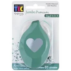 Furador Jumbo Alavanca (EVA) Coração 2,5 cm Toke Crie TEC