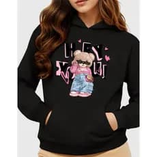 MOLETOM FEMININO BLUSA DE FRIO CAPUZ BOLSO MODA LINDA MULHER LUXO