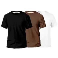 kit 3 camiseta masculina lisa algodão Premium moda básica homen luxo