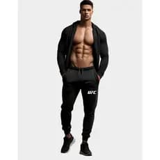 CALÇA MOLETOM MASCULINA ALGODÃO ESPORTE LUTA ACADEMIA