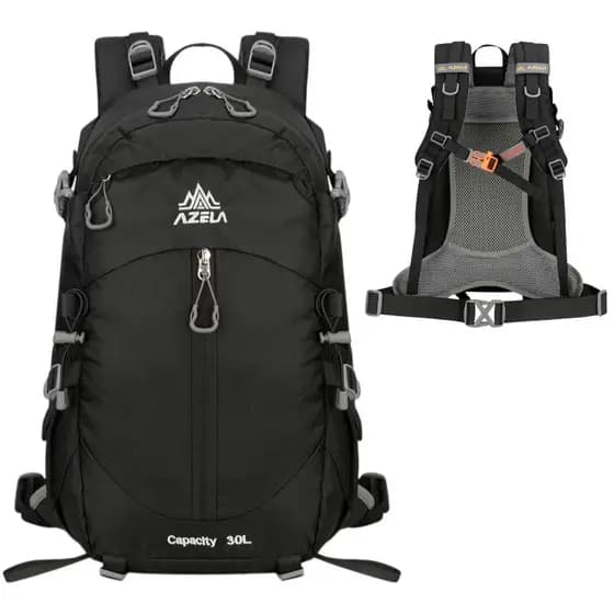 Mochila Trekking, trilha Compacta, Leve, acolchoada Resistente à Chuva, para Caminhadas e Viagens