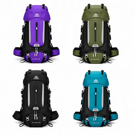 Mochila Cargueira 60L Trilha Camping Viagem Trekking Adventure Outdoor Resistente Grande Reforçada