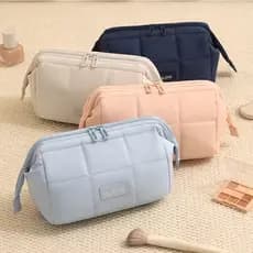 Necessaire Feminina Bolsa Cosmética Organizador Estojo de Maquiagem Grande Espaçosa tendência