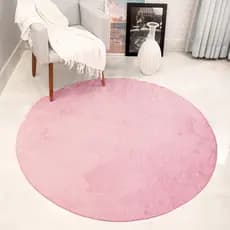 Tapete Redondo Sala Quarto Pelo Curto 150x150