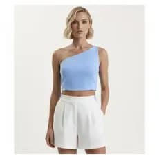 cropped feminino sarah suplex com recorte nas costa estilo blogueira + moda gringa